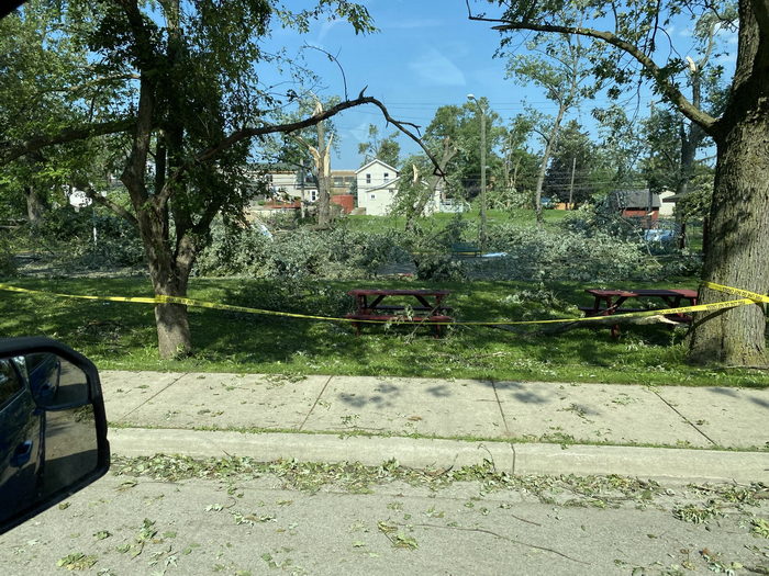 Armada - July 2021 Tornado Damage (newer photo)